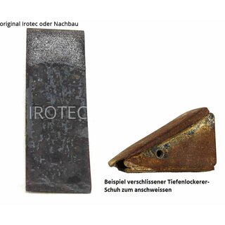 Anschweissspitze gebogen fr Tiefenlockerer 8015300GB 60x20mm mit Aufpanzerung