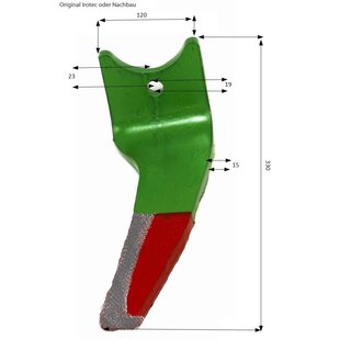 Kreiseleggenzinken RH-AMA-07L Links mit Aufpanzerung passend fr Amazone / KAI11370-P